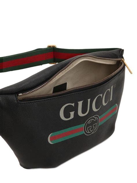 black gucci print leather belt bag buy from cjiha|Gucci Gucci.